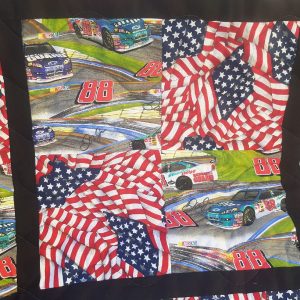 One-off Custom Made Beautiful Race Car Themed Quilt