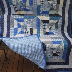 Abstract Windmills Quilt